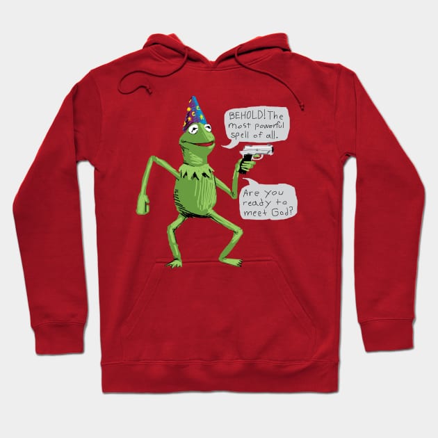 Yer A Wizard Kermit Hoodie by Morphimus